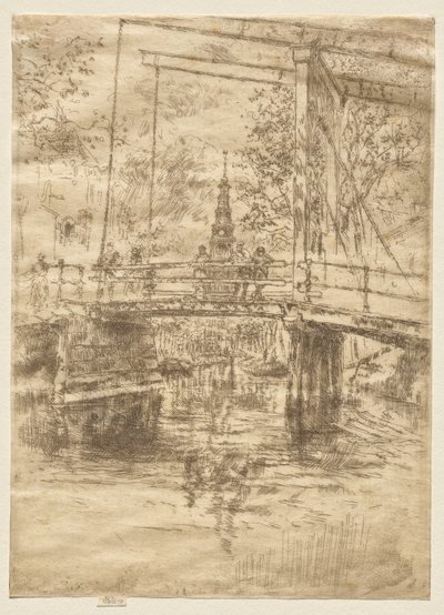 Kleine Zugbrücke, Amsterdam von James McNeill Whistler