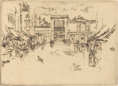Kleiner Marktplatz, Tours von James McNeill Whistler