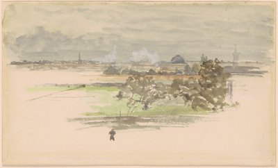 Marschland in Zeeland von James McNeill Whistler