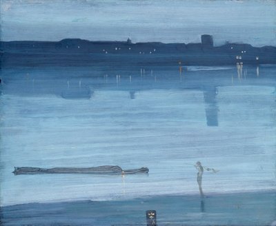 Nocturne: Blau und Silber - Chelsea von James McNeill Whistler