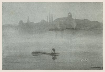 Nocturne: Der Fluss bei Battersea von James McNeill Whistler