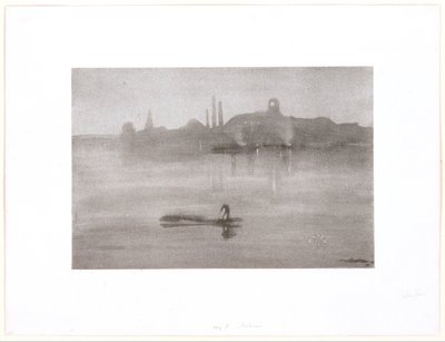 Nocturne: Der Fluss bei Battersea von James McNeill Whistler
