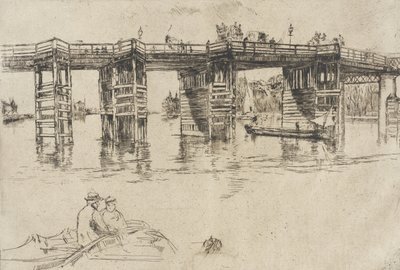 Alte Putney-Brücke von James McNeill Whistler