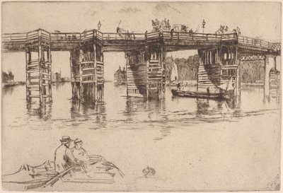 Alte Putney Bridge von James McNeill Whistler