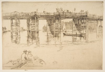 Alte Putney Bridge von James McNeill Whistler