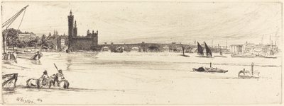 Alte Westminster-Brücke von James Abbott McNeill Whistler