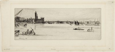 Die alte Westminster Bridge von James McNeill Whistler