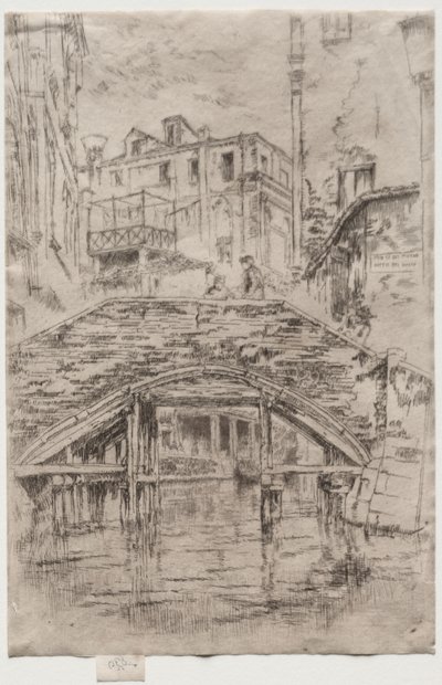 Ponte del Piovan von James McNeill Whistler