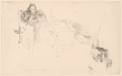 Porträtstudie: Mrs. Philip, Nr. 4 von James Abbott McNeill Whistler