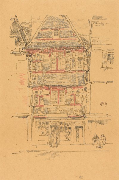 Rotes Haus, Paimpol von James McNeill Whistler