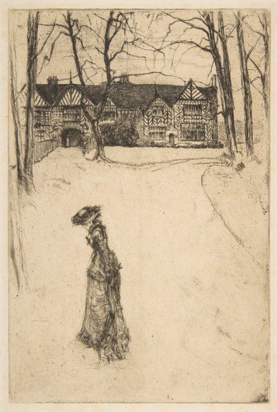 Speke Hall, Nr. 1 von James McNeill Whistler