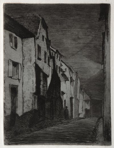 Straße in Saverne von James McNeill Whistler
