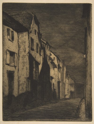 Straße in Saverne von James McNeill Whistler