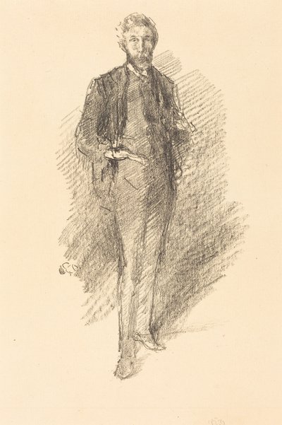 Studie: Joseph Pennell von James McNeill Whistler