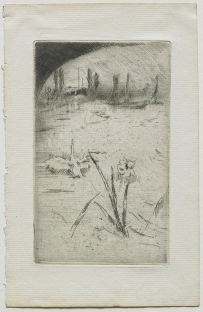 Schwan und Iris von James McNeill Whistler