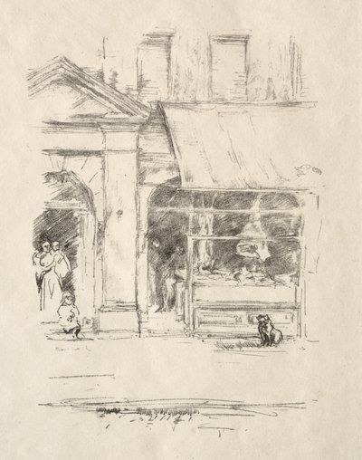 Der Hund des Metzgers von James McNeill Whistler