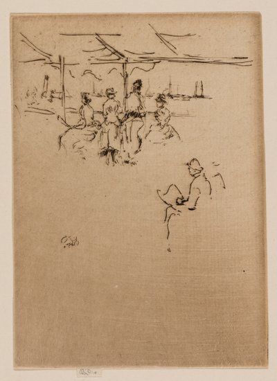 Die Landungsbrücke, Cowes von James Abbott McNeill Whistler