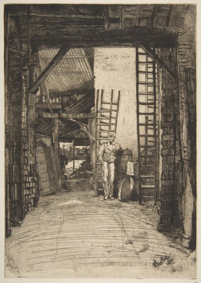 Der Kalkbrenner (W. Jones, Kalkbrenner, Thames Street) von James McNeill Whistler