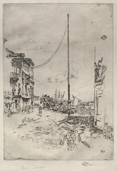 Der kleine Mast von James McNeill Whistler