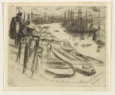 Der kleine Teich von James Abbott McNeill Whistler