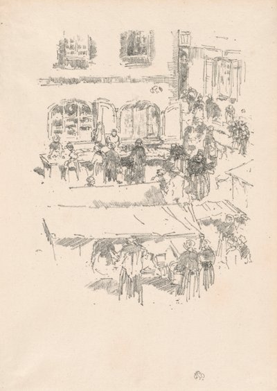 Der Marktplatz, Vitré von James McNeill Whistler