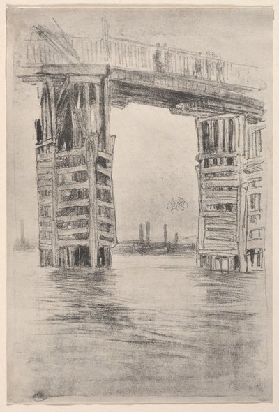 Die Hohe Brücke von James McNeill Whistler