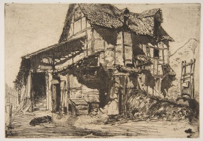 Das unsichere Mietshaus (Der alte Bauernhof) von James McNeill Whistler