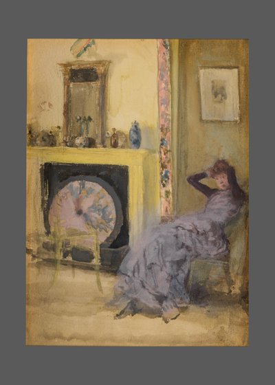 Das gelbe Zimmer von James McNeill Whistler