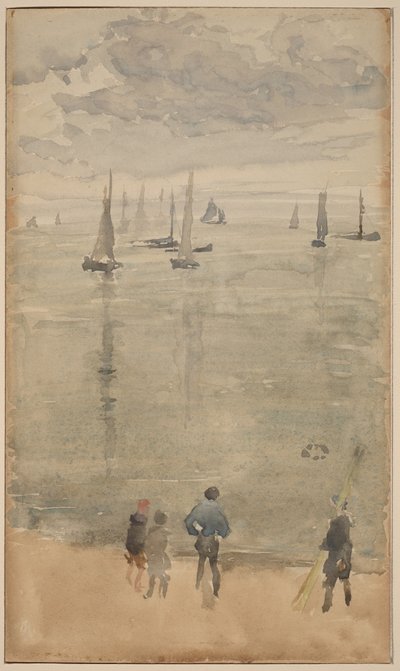 Violett [Notiz?]... Die Rückkehr der Fischerboote von James McNeill Whistler