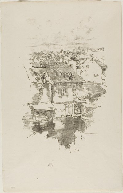 Vitré: Der Kanal von James McNeill Whistler