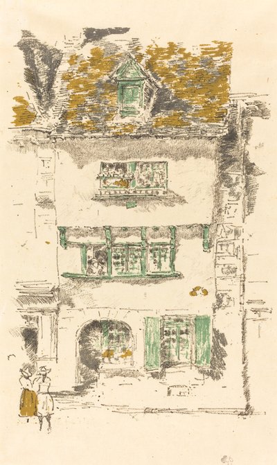 Gelbes Haus, Lannion von James Abbott McNeill Whistler