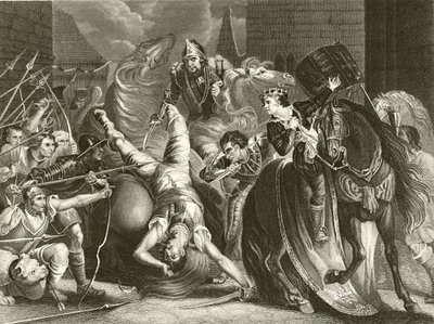 Der Tod von Wat Tyler von James Northcote