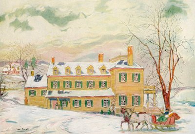 Das Kendall-Haus, Virginia, USA, 18. Jahrhundert, 1921 von James Preston