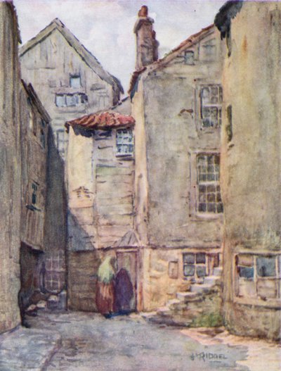 Alte Häuser, College Wynd von James Riddel