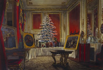 Königin Victorias Weihnachtsbaum, 1850 von James Roberts