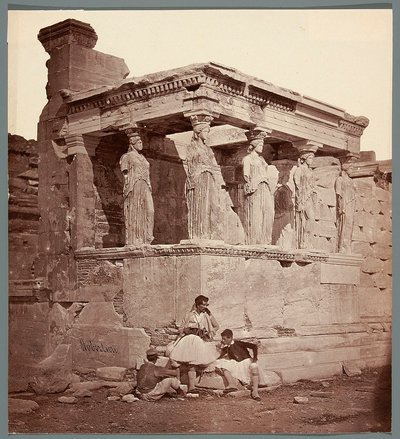 Erechtejon – Tempel auf der Akropolis in Athen. von James Robertson