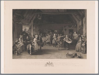 Hochzeitsfest in einer Scheune von James S. Stewart