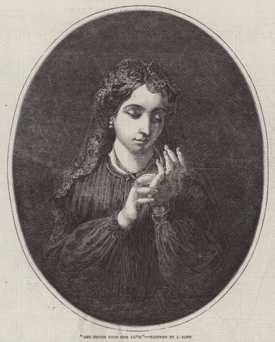 Sie hat ihre Liebe nie gestanden von James Sant