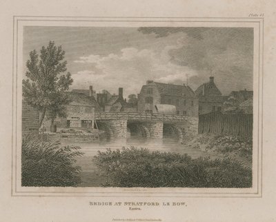 Brücke bei Stratford le Bow von James Storer