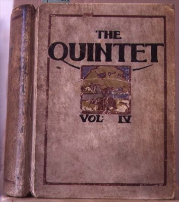Vorderseite von Band IV von The Quintet, ca. 1902 von James Wallace