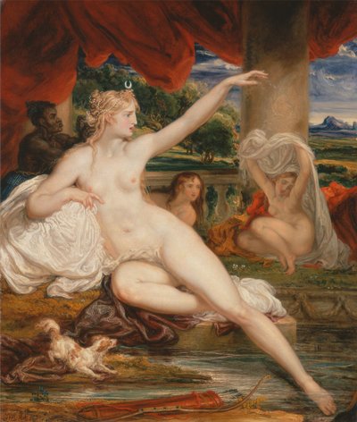 Diana im Bad von James Ward