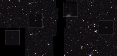 Galaxien im CEERS-Feld von James Webb Space Telescope (NASA)