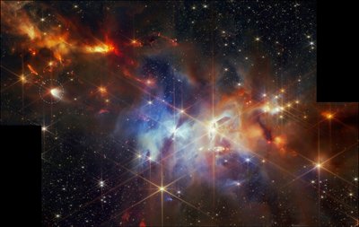 Protostern EC 53 im Serpens-Nebel von James Webb Space Telescope (NASA)