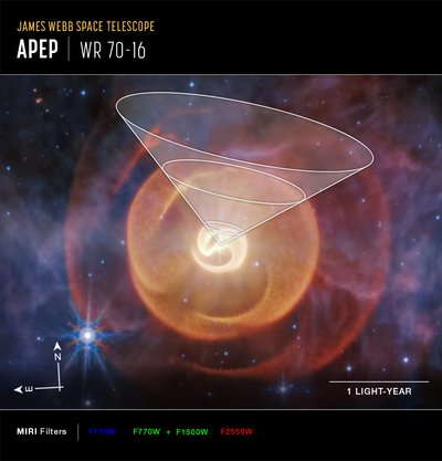 Wolf-Rayet Apep von James Webb Space Telescope (NASA)