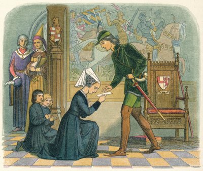 Eduard IV. und Lady Elizabeth Grey, 1464, 1864 von James William Edmund Doyle