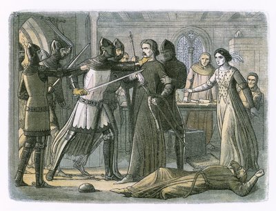 Mortimer vom König ergriffen von James William Edmund Doyle