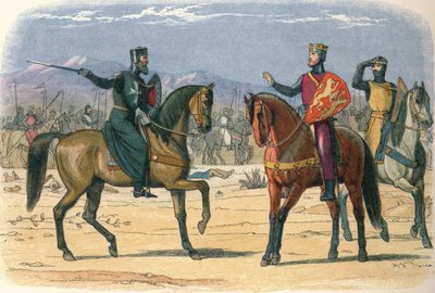 Richard und der Meister von St. John, 1191, 1864 von James William Edmund Doyle