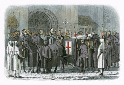 Der Leichnam von König Richard II. wird zur St. Paul