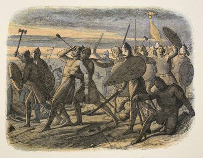 Der Tod von Harold II. in der Schlacht von Hastings, 1066, aus 