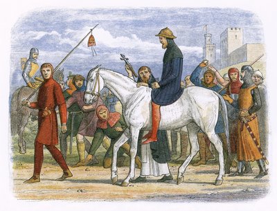 Thomas, Earl of Lancaster, wird zur Hinrichtung geführt von James William Edmund Doyle